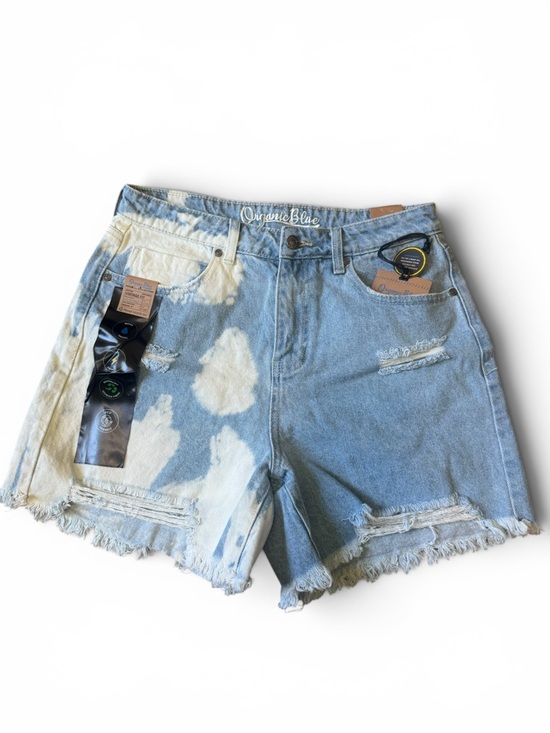 Organic Blue Pants - 💥NWT | Organic Blue Vintage Fit Distressed Bleach Wash Denim Shorts - size 11